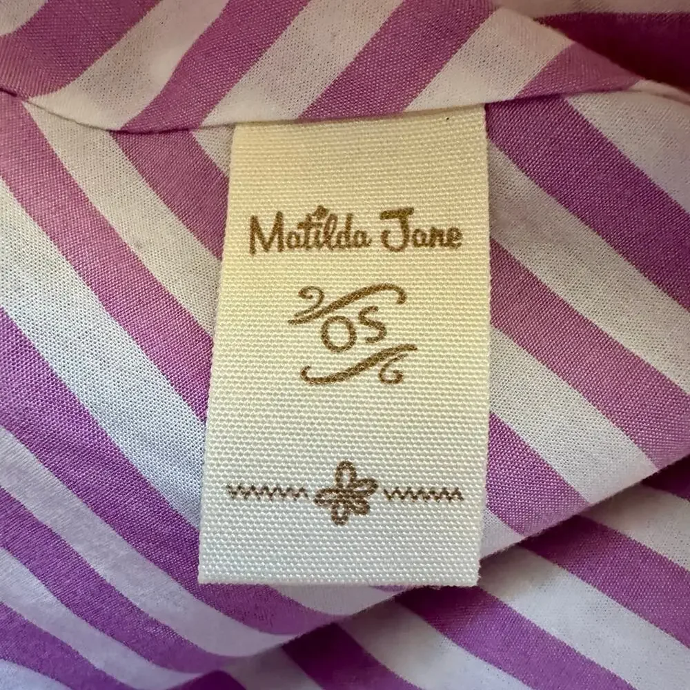 Matilda Jane Make Believe Cast A (Sweet) Spell Halloween Bag Orange Purple Black